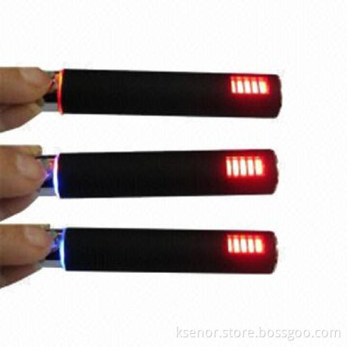 2013 LED flashlight new product electronic cigarette EGO-V, voltage adjustable battery from 3V-6V